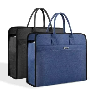 Business and Leisure Men’s Oxford Waterproof Portable Briefcase with Large Capacity and Multiple Compartments for Practical Use