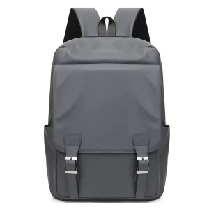 Business style Men’s Oxford Backpack Student Business Casual Laptop Bag Large capacity Oxford Cloth Flip Cover Backpack