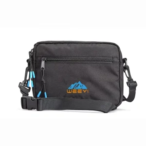 CHANGRONG Custom Recycled Polyester Men’s Waist Bag Zipper Closure for Running Travel Hiking