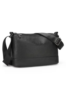 CHINY Trending Luxury Business Casual Men’s Crossbody Shoulder Messenger Bag PU Fashion Letter Waterproof Small Size All