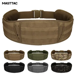 CS8001 Tactical Trendy Hunting Shooting Battle Belt Padded Patrol Canvas Zipper Closure for Men Waist Support China