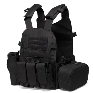 Camouflage Plate Carrier Vest Multi Functional Men’s Bags Outdoor Equipment Cycling Chest Rig Hang Bag Tactical Vest