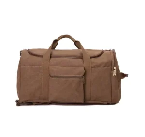 Canvas Men’s Retro Sports Weekend Travel Duffel Bag