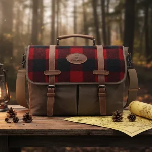Canvas Outdoor Work Commuting Daily Use Men’s Messenger Bag Custom Logo Large Capacity Durable Crossbody Sling Bags