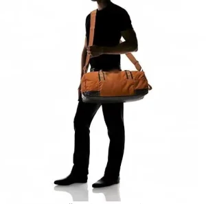 Canvas Shoulder Bag Durable Customized Logo Travel Duffle Bag for Men