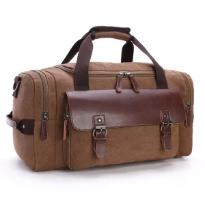 Canvas Travel Bags Large Capacity Carry on Luggage Bags Men Duffle Travel Tote Weekender Bag