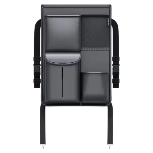 Car Organizer Storage Bag Leather Seat Back Organizer With Handbag Purse Snack Tissue Holder Front Seats