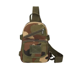 Casual Camouflage Men’s Tactical Molle Crossbody Sling Messenger Shoulder Pack for Travel