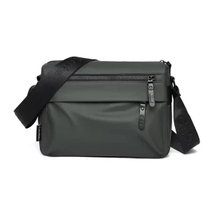 Casual Customized Waterproof Business Briefcase Portable Large Capacity Men’s Shoulder Bag with Zipper Closure