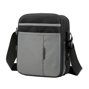Casual Light Men’s Shoulder Bag Multi pocket Man Messenger Bag Portable Crossbody Bag Male