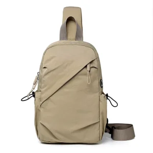 Casual Outdoor Crossbody Sling Bag Custom Logo Waterproof Chest Bag Large Capacity Backpack
