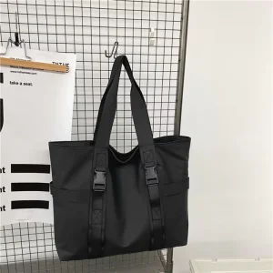 Casual Waterproof Male Tote Bag Large Capacity Casual Men Shoulder Bag Simple Commuting Oxford Cloth Handbag Daily