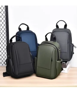 Casual Waterproof Shoulder Messenger Large Capacity Oxford Cloth Customized Logo Men’s Chest Bag