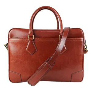 Certificate Custom logo Men’s Briefcase Business Laptop Bag Leather Computer Briefcase for Men