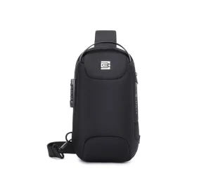 Chest Bag for Men’s Crossbody Bag Casual Waterproof Oxford Cloth Single Shoulder Backpack Fashionable and Trend