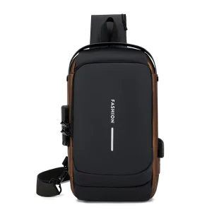 Chest Bags for Men Oxford Waterproof Single Shoulder Backpack Outdoor Sport Chest Pack Fashion Messenger Travel Bags