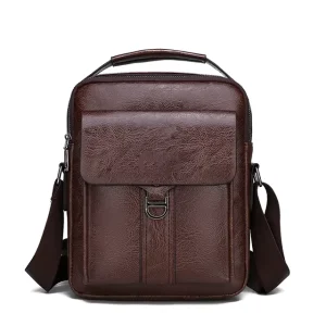 China Online Custom Men’s Messenger Bag, PU Leather Small Bag, Fashion Casual Shoulder Bag, High quality Trendy Men’s