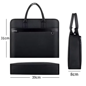 Chinese Whole Salers Briefcase and Handbag Satchel Oxford Material with Zipper for Male Conference Document A4 Laptop Bag Cover