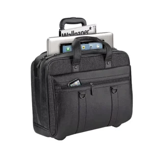 Classic 17.3″ Rolling Case Men’s Business Travel Briefcase Wheeled Business Bag