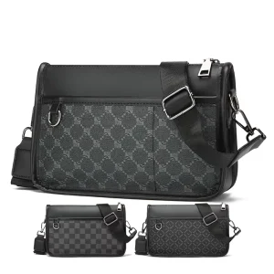Classic Luxury Style Design Big Size Men’s Leather Bag Designer for Men Shoulder Messenger Bags