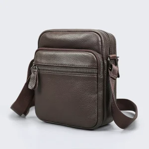 Classic Luxury Style Design Big Size Men’s Messenger custom shoulder bag Leather Man Bags Designer for Men Shoulder Bags