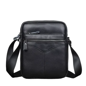Classic Men’s Genuine Leather Summer Shoulder Crossbody Bag Large Capacity Business Wear resistant