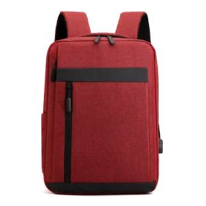 Classic Polyester Men’s Laptop Backpack Ergonomic Strap Large Capacity Lightweight Waterproof Anti Theft for Business