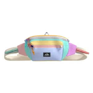 Color Blocked Recycled Material Waterproof Lightweight Fanny Pack, Perfect For Hiking & Training