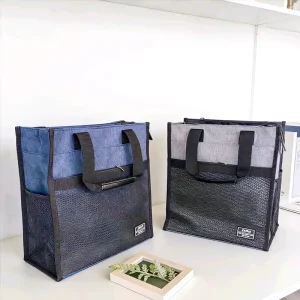 Commuting Business-style Men’s Handbags, Work File Bags, and Large Canvas Bags for Formal Attire