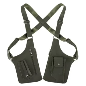 Compact Chest Hanging Vest Bag Tactical Backpack with Anti-Theft Lightweight USB & GPS for Urban EDC and Outdoor Adventures