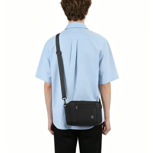 Compact Nylon Crossbody Bag Water Resistant With Adjustable Strap Crossbody Bag for Everyday Commute Travel Shopping