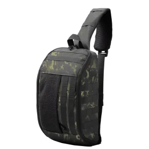 Concealed Carry Tactical Gun Bag Holster Men’s Nylon Molle Shoulder Crossbody Bag Anti theft Chest Bag