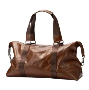 Cork Leather Sports Bags Men’s Leather Travel Duffel Backpack Gym Bag for Men and Women