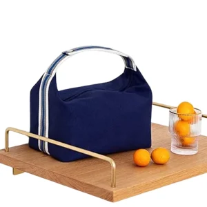 Cotton Portable Customized Durable Lunch Cooler Bag Insulated Travel Tote Recycled Organizer Hand Bag