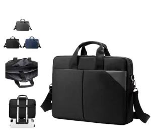 Cross-Border Laptop Bag 14 Inch Shoulder Notebook Men’s Business Briefcase Gift Bag Portable