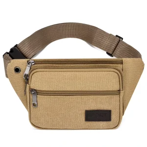 Cross Border Large Capacity Waist Bag for Men and Women Casual Foreign Trade Sports Design Men’s Messenger Bag