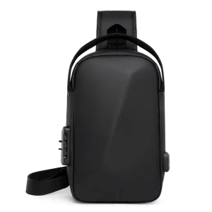 Cross-border Fashion Hard Shell Waterproof Chest Bag Men’s Casual Single-shoulder Backpack Waist Business Travel Crossbody Bag