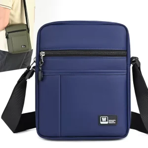 Cross-border Men’s Business Commuting Single-shoulder Small Square Crossbody Bag Multi-layer Casual Outdoor Mobile Phone Model