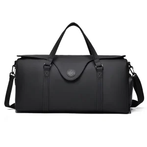 Cross border Mens Portable Travel Bag Business Trip Luggage Separate Shoe Compartment Swim Gym Bag Polyester
