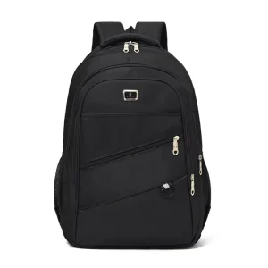 Cross-border Minimalist Unisex Oxford Backpack Curved Shoulder Straps for Business Trips Travel Large-capacity Laptop Bag