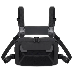 Cross border New Style Functional Vest Fishing Camping Workwear Motorcycle Tool Bag Mens Camouflage Tactical Chest Pack