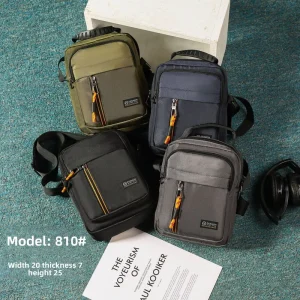Cross-border Nylon Waterproof Shoulder/Crossbody Bag All-Match Men’s New Fashion Casual Trendy Couple Leisure Travel