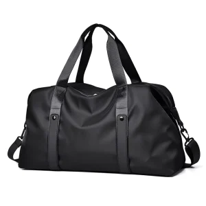 Cross border Portable Travel Duffel Bag Large Capacity Short trip Outdoor Waterproof Men Women Gym Casual Travel Polyester