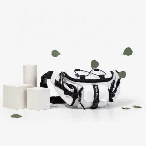 Crossbody Bag Men’s Japanese Minimalist Polyester Sports Waist Bag Niche Design College Students’ Bag
