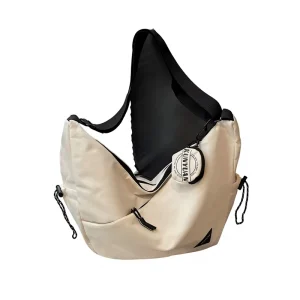 Crossbody Bag Men’s Trendy Brand New Style Fashion Casual Functional Cycling Sports Nylon Messenger Shoulder Bag Breathable