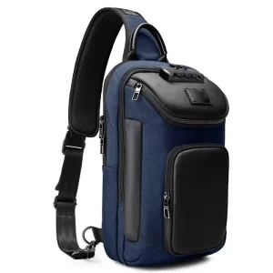 Crossbody Bag Waterproof Single-shoulder Bag Men’s Casual Sports Travel Crossbody Bag on the Chest