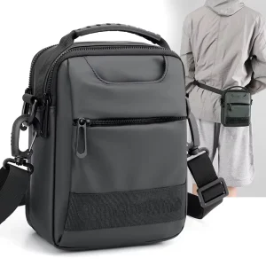 Crossbody Bag for Men Mini Messenger Bag for Mobile Phone Coin Bag