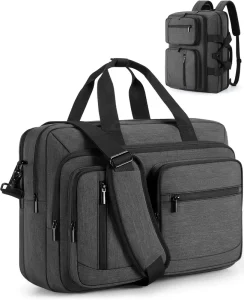 Custom 17.3 Inch Laptop Briefcase Men’s Casual Laptop Messenger Bag Waterproof Business Travel Shoulder Bag for Office