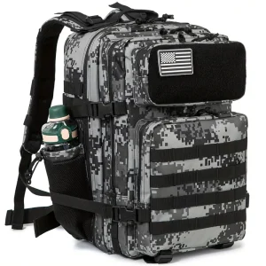 Custom Adult Men’s Outdoor Waterproof Survival Travel 45L Camouflage Tactical Hiking Backpack