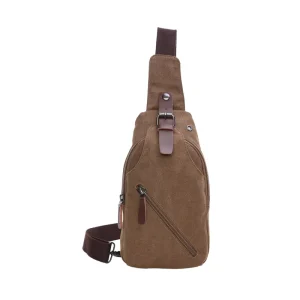 Custom Anti Theft Vintage Men’s Single Shoulder Crossbody Sling Chest Bag